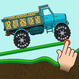 爬山卡车道路绘图游戏(hill climb truck) v1.0 安卓版