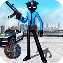 火柴人警察绳索英雄破解版 v1.1.0 安卓版