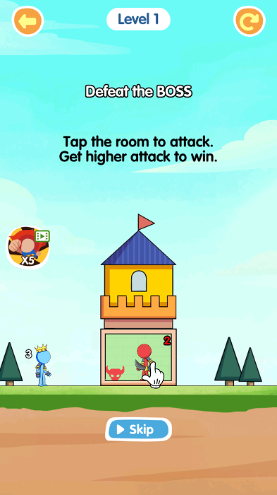 catsle war hero tower attack